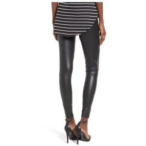 BP Nordstrom Faux Leather Leggings Black NWOT